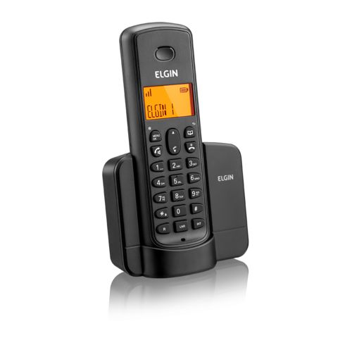Telefone Sem Fio Elgin TSF 8001 com Viva-Voz e Identificador de Chamadas Preto