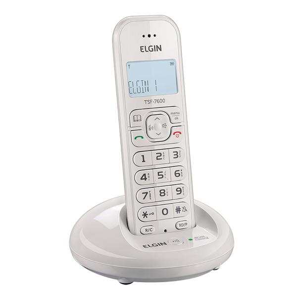 Telefone Sem Fio Elgin TSF7600 Identificador de Chamadas