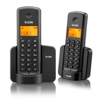 Telefone Sem Fio Elgin TSF8002 + Ramal Dect 6.0 Viva Voz 1,9 Ghz Identificador de Chamadas