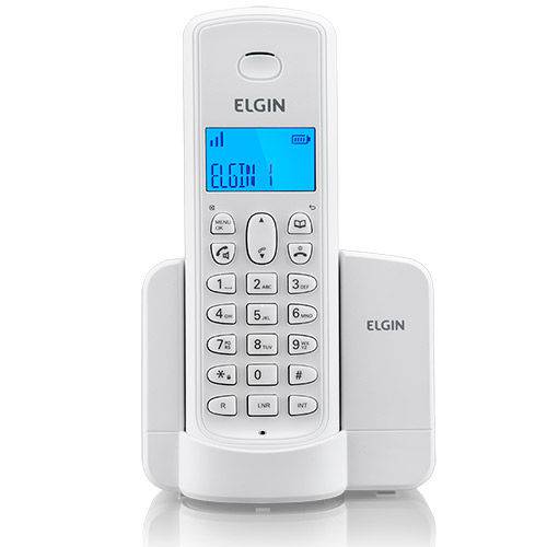 Tudo sobre 'Telefone Sem Fio Elgin Tsf8001 Branco Dect 6.0 com Viva Voz'