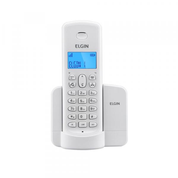 Telefone Sem Fio Elgin TSF8001 - Identificador de Chamada Viva Voz - Branco