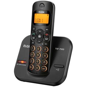 Telefone Sem Fio Id Chamada/Viva Voz Preto TSF7500 Elgin