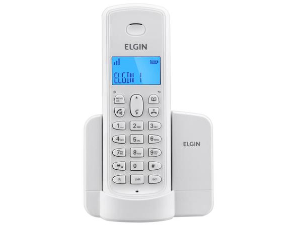 Telefone Sem Fio Identificador TSF 8001 Branco Elgin