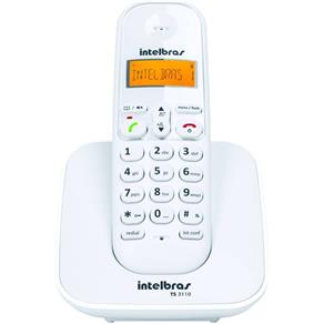 Telefone Sem Fio Intelbras Branco TS3110 ID Digital
