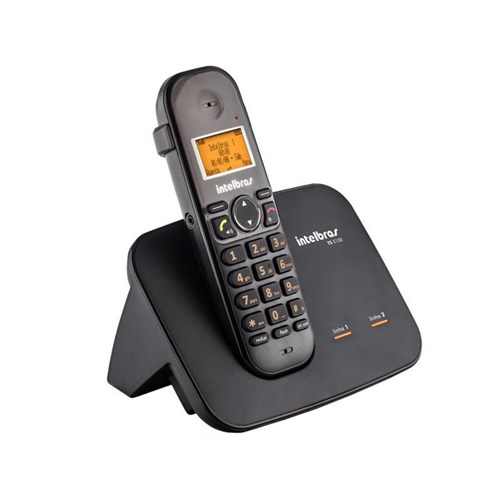 Telefone Sem Fio Intelbras para Duas Linhas Ts 5150 - Preto - 4125150