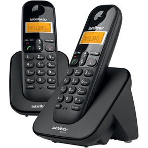 Telefone Sem Fio Intelbras TS 3112 + 1 Ramal Preto