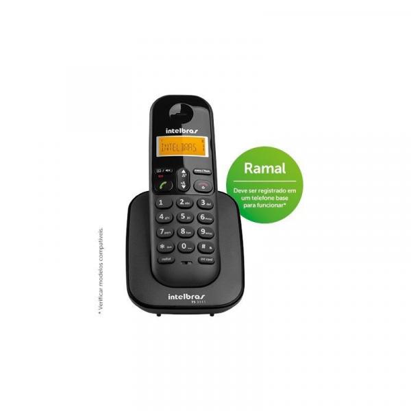 Telefone Sem Fio Intelbras TS 3111 Ramal Preto