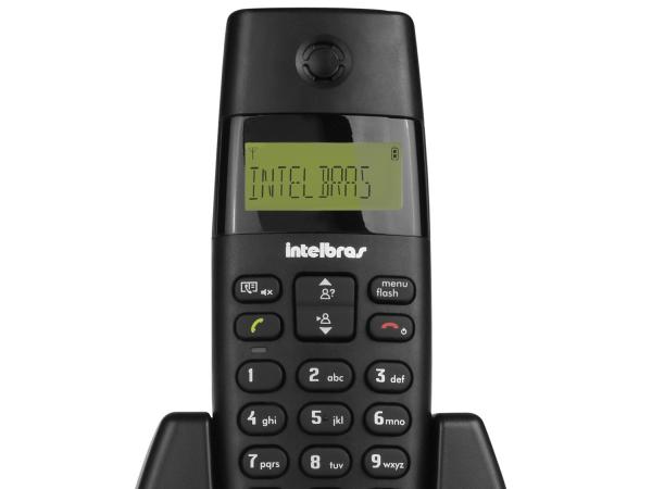 Telefone Sem Fio Intelbras TS 40 C + Ramal - Identificador de Chamadas Sinalizador de LED Preto