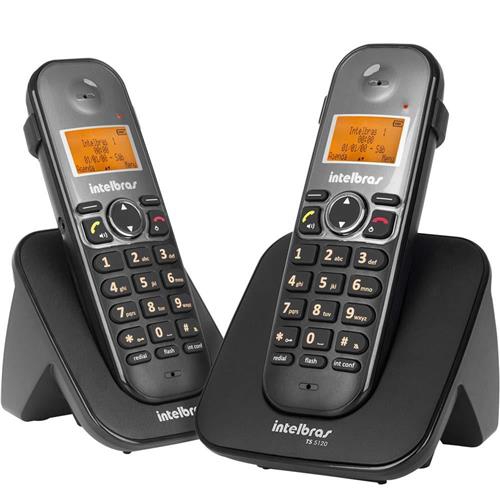 Telefone Sem Fio Intelbrás Ts 5122 Viva Voz Teclado Luminoso 1 Ramal - Preto - Intelbras