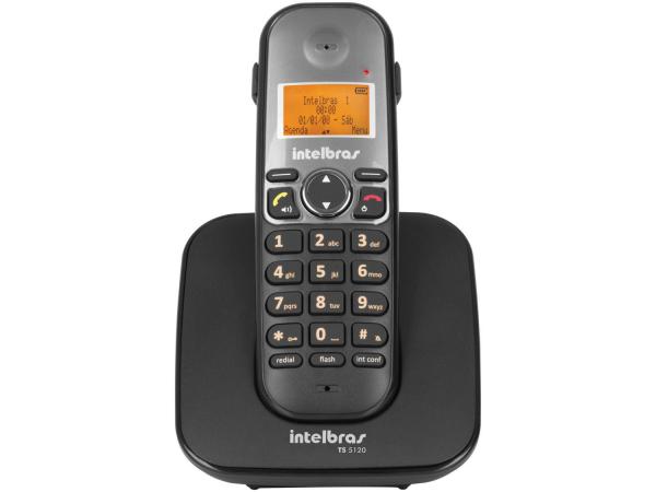 Telefone Sem Fio Intelbras TS 5120 - Identificador de Chamada Viva Voz Conferência