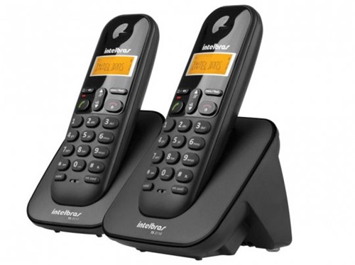 Telefone Sem Fio IntelBras TS3112 Preto Ramal Adicional e ID