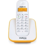 Telefone Sem Fio Intelbras Ts3110 Branco E Amarelo