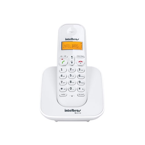 Telefone Sem Fio Intelbras Ts3110 Id Dect6.0 Branco