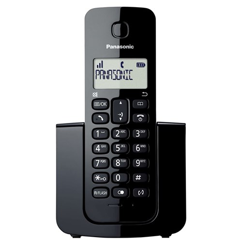 Telefone Sem Fio KX-TGB110LBB, Identificador de Chamadas Preto Panasonic