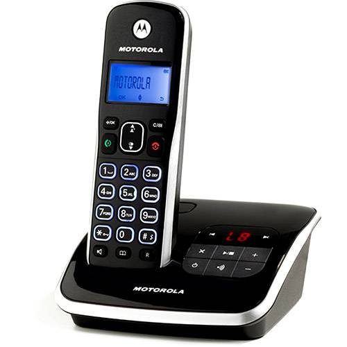 Tudo sobre 'Telefone Sem Fio Motorola Auri3500se Dect 6.0 C/ Secretária Eletrônica, Identificador de Chamadas e Viva-Voz'