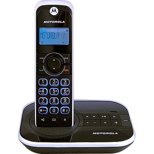 Telefone Sem Fio Motorola Dect Gate 4500SE com Identificador de Chamadas Secret Eletrônica Preto