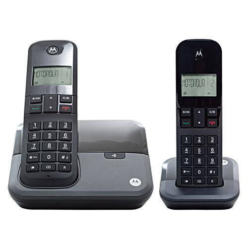 Tudo sobre 'Telefone Sem Fio Motorola MOTO 3000 MRD2 + 1 Ramal - Identificador de Chamada Preto'