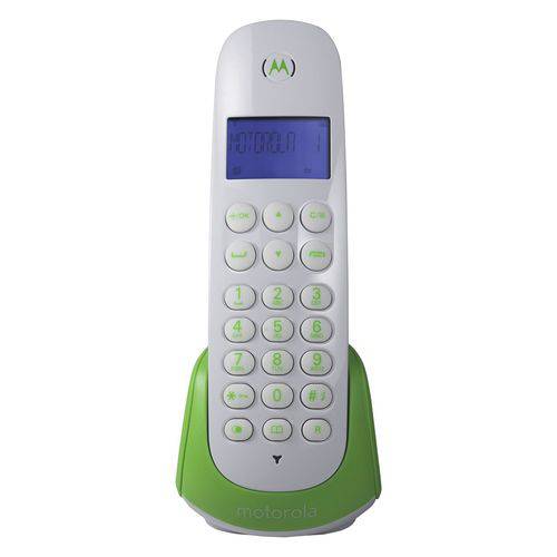 Telefone Sem Fio Motorola Moto700g Identificador de Chamada Branco