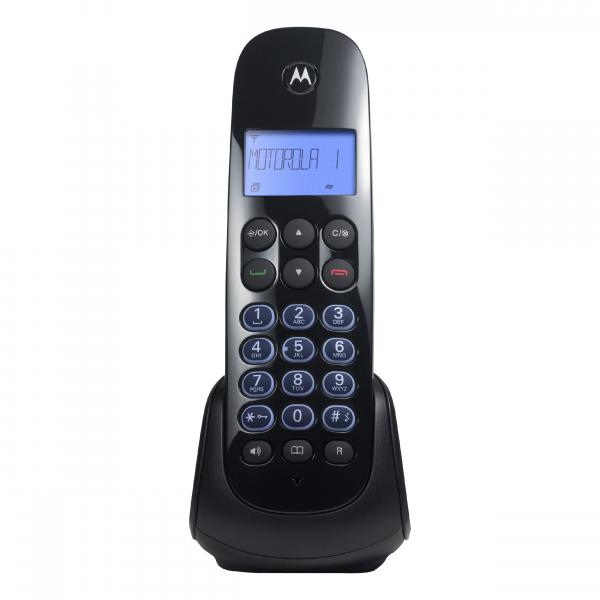 Tudo sobre 'Telefone Sem Fio Motorola MOTO750 - Identificador de Chamada Viva Voz Preto'
