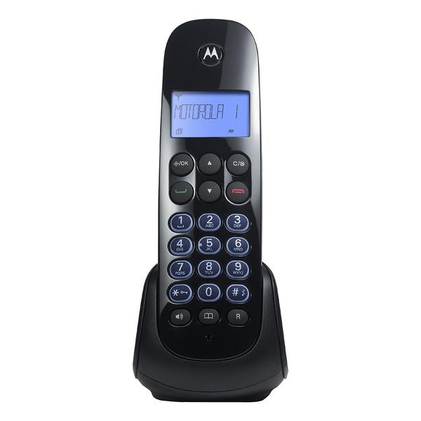 Telefone Sem Fio Motorola MOTO750-MRD2 com Identificador de Chamadas Digital Viva VOZ Ramal Preto