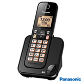 Telefone Sem Fio Panasonic com Display de 1,6, Viva-voz e Identificador de Chamadas Preto - KX-TGC350LBB