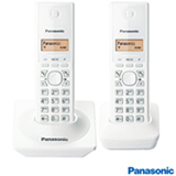 Telefone Sem Fio Panasonic DECT 6.0, 1.9GHz, Branco KXTG1712LBW
