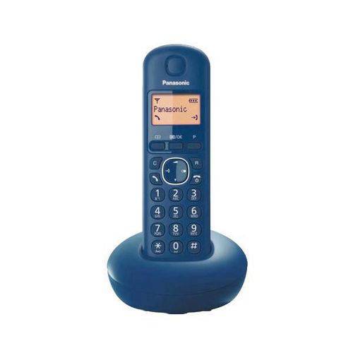 Tudo sobre 'Telefone Sem Fio Panasonic Kx-tgb210 com Identificador de Chamadas - Azul'