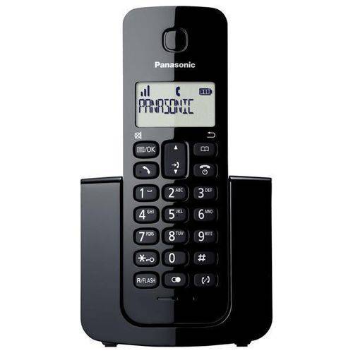 Tudo sobre 'Telefone Sem Fio Panasonic Kx-tgb110 com Dect/identificador de Chamadas - Preto'