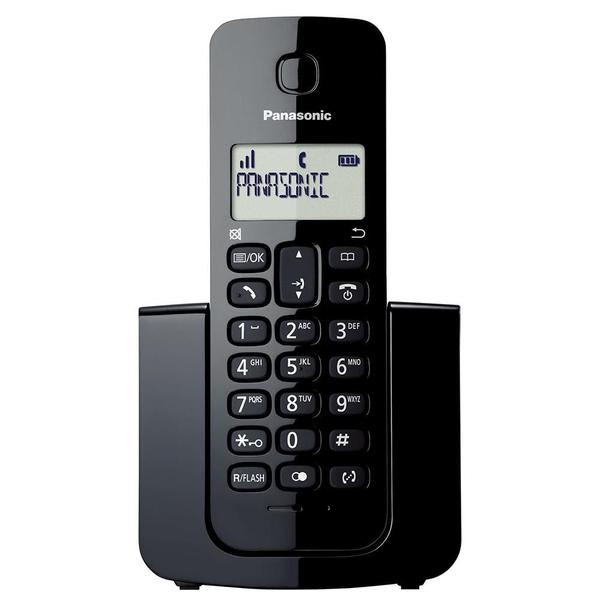 Telefone Sem Fio Panasonic KX-TGB110LBB, Identificador de Chamadas - Preto