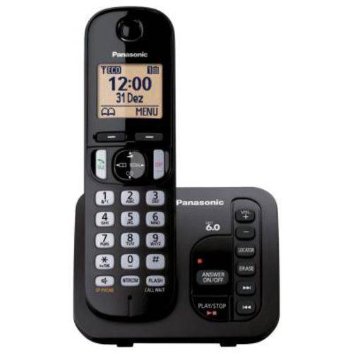 Tudo sobre 'Telefone Sem Fio Panasonic Kx-TGC220LBB Preto, com Secretária Eletrônica , Dect 6.0 (1.9 GHz)'