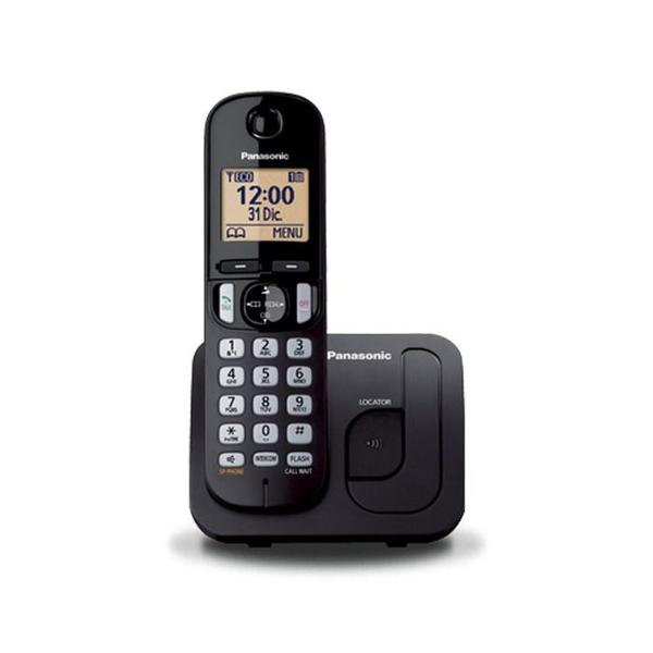Telefone Sem Fio Panasonic KX-TGC210LB Preto