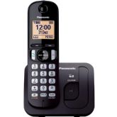 Telefone Sem Fio Panasonic KX-TGC210LBB, Preto, Viva Voz