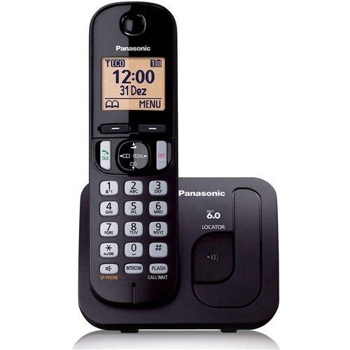Telefone Sem Fio Panasonic Kx-tgc210lbb