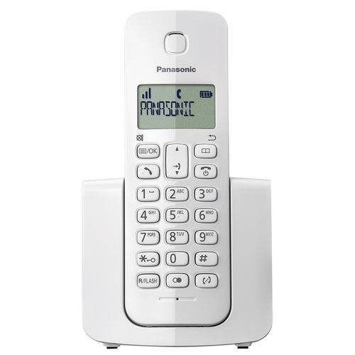 Telefone Sem Fio Panasonic KXTGB110LBW Branco