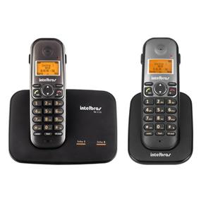 Telefone Sem Fio para 2 Linhas TS 5150 + 1 Ramal Intelbras