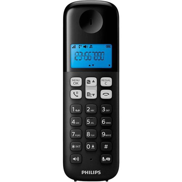 Telefone Sem Fio Philips D1b/br136 com Identificador Secretária Viva Voz
