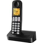 Telefone Sem Fio Philips Preto D4001B/BR com Identificador de Chamadas Viva Voz