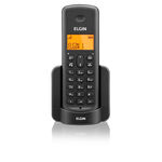 Telefone Sem Fio Preto Tsf8002 + 1 Ramal Elgin