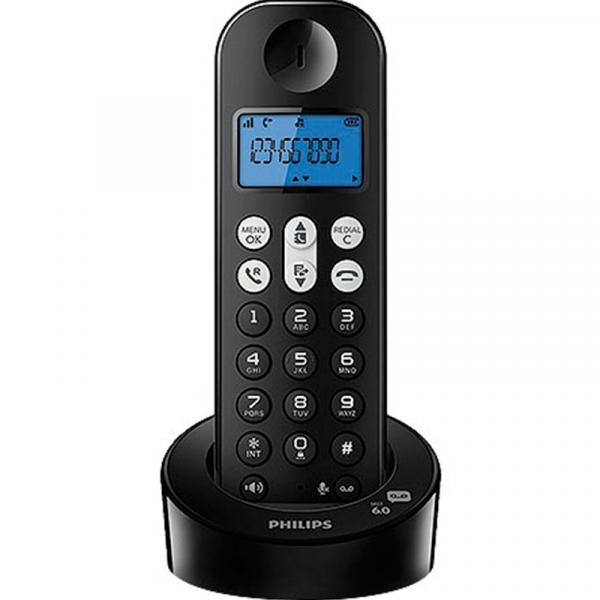 Telefone Sem Fio Secretária Eletrônica D1261b-Br Philips