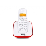 Telefone Sem Fio Ts 3110 Branco E Vermelho - Intelbras