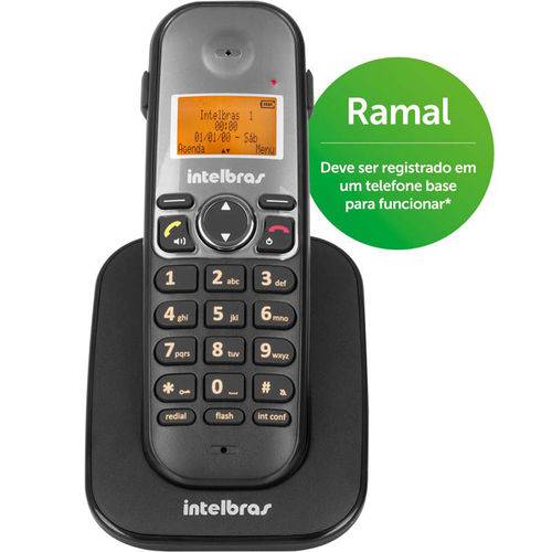 Telefone Sem Fio Ts5121 Ramal Preto Intelbras