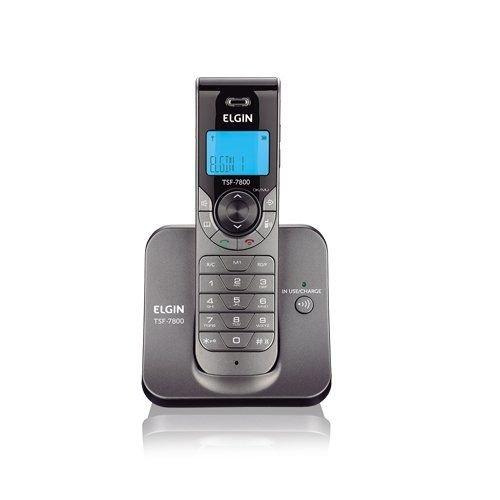 Telefone Sem Fio TSF 7800 Identificador de Chamada Viva VOZ Conferência - Elgin