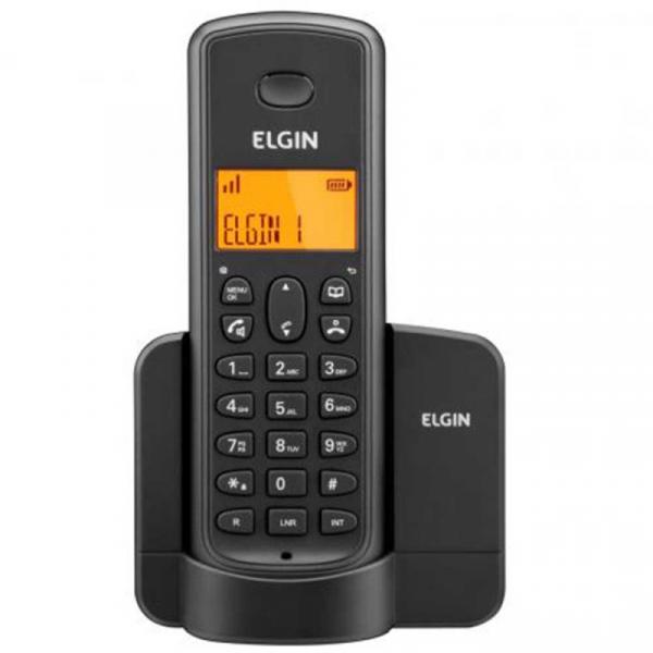 Telefone Sem Fio Tsf 8001 C/ Viva Voz e Identificador de Chamadas Preto - Elgin