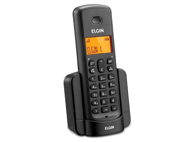 Telefone Sem Fio TSF8003 com Identificador de Chamadas Preto - Elgin