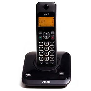Telefone Sem Fio Vtech DECT Digital Lyrix 550 Preto com Identificador de Chamadas e Viva-Voz