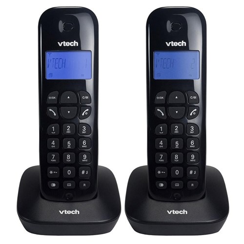 Telefone Sem Fio Vtech Vt680-Mrd2, Identificador + 1 Ramal - Preto