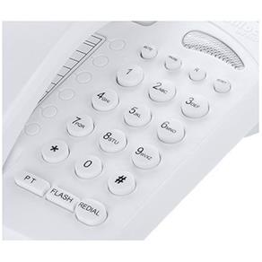 Telefone Studio Branco - Chave de Bloqueio de Chamadas - Compatível com Centrais Públicas e Pabx