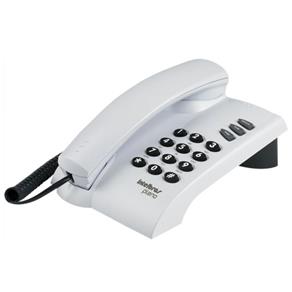 Telefones com Fio Intelbras Icon 4080055 Pleno Cinza Artico 3 Volumes Campainha Sem Chave