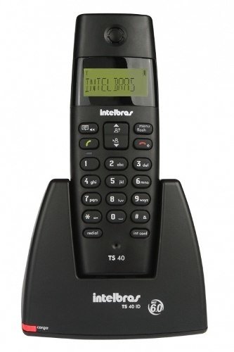 Telefones Sem Fio Intelbras Icon 4070350 Ts 40 Id Preto Dect