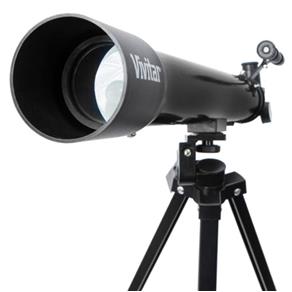 Telescópio Vivitar Vivtel150X C/ Ampliação 75X / 150X, Ocular, Manopla e Tripé